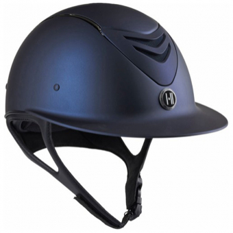 Riding Helmet Mips Avance Matt Chrome Navy