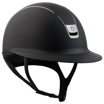 Riding Helmet Miss Shield Shadowmatt 2.0 Black Chrome Black