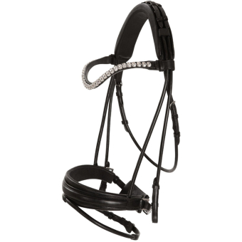 Dressage Bridle Caselle Supreme Black