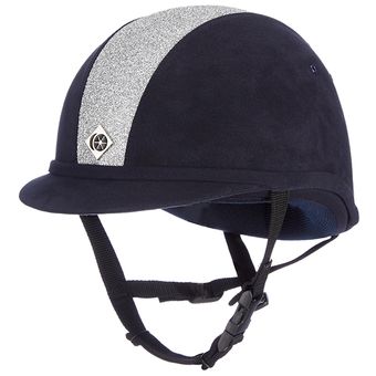 Riding Helmet YR8 Sparkling Navy/Silver