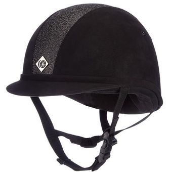 Riding Helmet YR8 Sparkling Black/Black