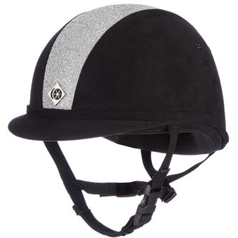 Riding Helmet YR8 Sparkling Black/Silver