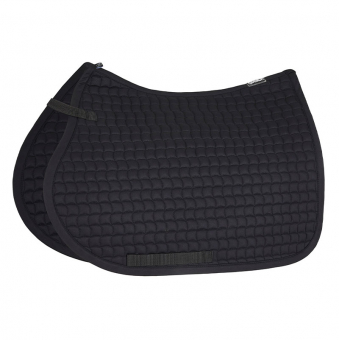 Saddle Pad Cotton Black