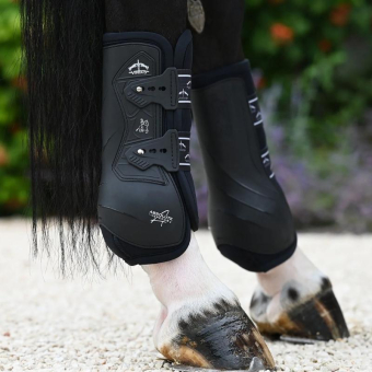 Dressage Boots Absolute Rear Elastic Black