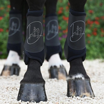 Dressage Boots Absolute Front Velcro Black