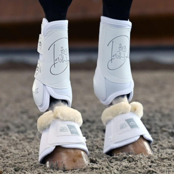 Dressage Boots Absolute Front Velcro White