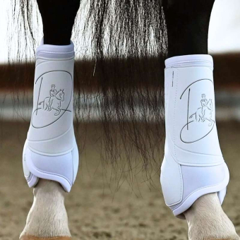 Dressage Boots Absolute Rear Velcro White