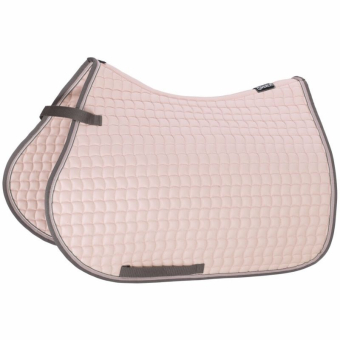 Saddle Pad Cotton Contrast Pink