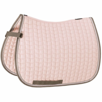Saddle Pad Shetty Cotton Contrast Pink