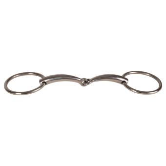 Snaffle Single Jointed Loose Ring Stainless Steel 14mm
