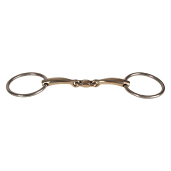 Snaffle Double Jointed Loose Ring Sweet Copper 14mm