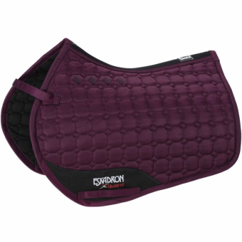 Saddle Pad Glossy Compact Bordeaux