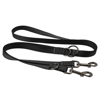 Multi-Leash Iris Nylon Black