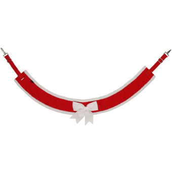 Breastplate Christmas Red/White