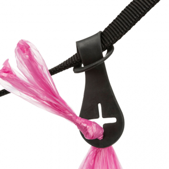 Poop Bag Holder for Leash Black