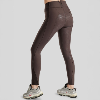 Riding Breeches MoZida Refined Crystals Full Grip Brown