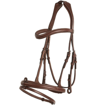Anatomical Bridle Eccelente Aachen Brown