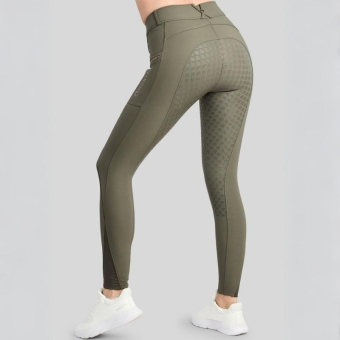 Riding Breeches MoVeronica Crystaltape Full Grip Forest Green