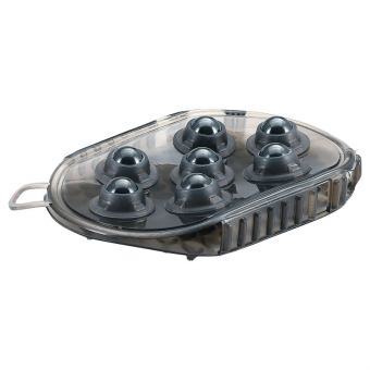 Massage Brush Gel Comb HG Black