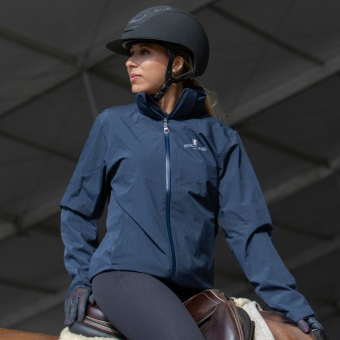 Rain Jacket Classic Unisex Lightweight Navy Blue