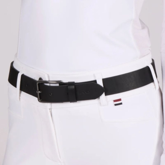 Leather Belt Classic Unisex Black