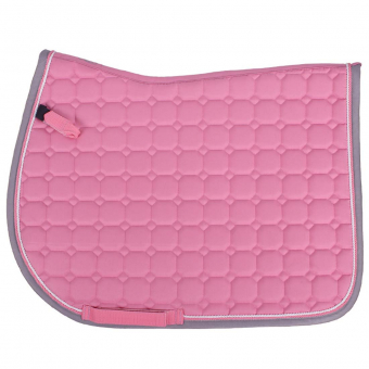 Allround Saddle Pad Florence Pink/Grey