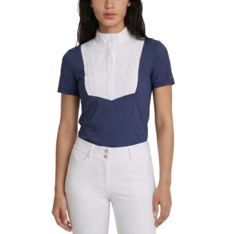 Competition Top Heritage Air Short Sleeve Navy Blue