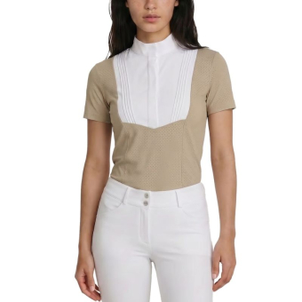 Competition Top Heritage Air Short Sleeve Beige