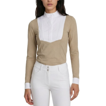 Competition Top Heritage Air Long Sleeve Beige