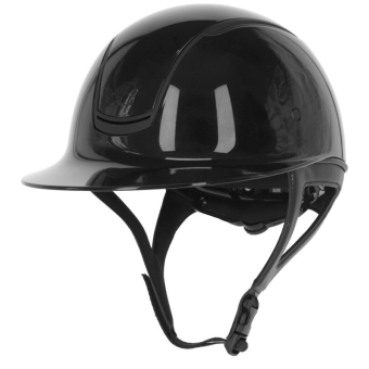 Riding Helmet Eclipse Polo Glossy Black