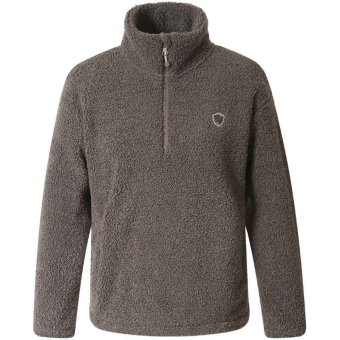 Teddy Fleece 1/4 Zip Brown
