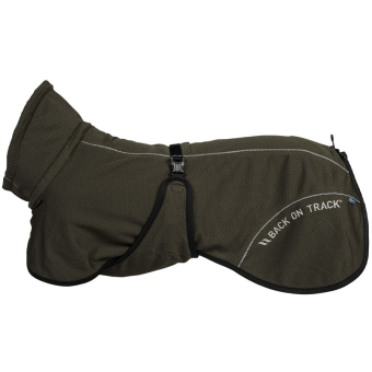 Dog Coat Mesh Bay High Tail Olive Green