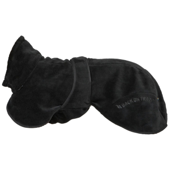 Drying Coat Dog Bay Low Tail Black