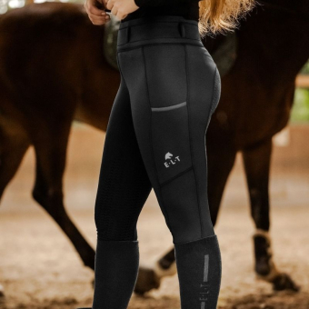 Winter Riding Tights Ella Full Grip Black