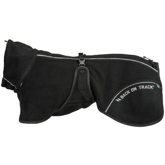 Dog Coat Fleece Bay High Tail Black