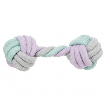 Dog Toy Junior Rope Report Grey/Turquoise/Purple
