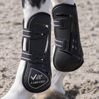 Carbon V22 Tendon Boots Black