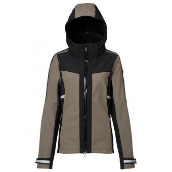 Riding Jacket Jen Softshell Beige/Black
