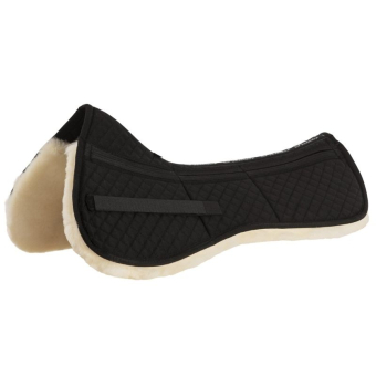 Correction Pad Sheepskin Showjump Black
