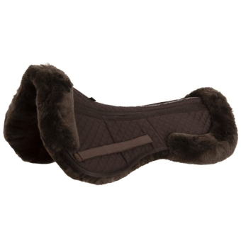 Correction Pad with Edge Sheepskin Dressage Brown