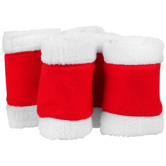 Tendon Boots Christmas Red/White