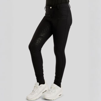 Riding Breeches Kids/Junior Crystals Full Grip Black