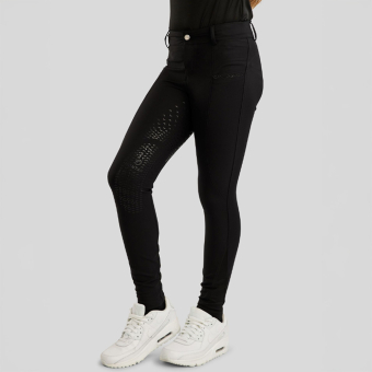 Riding Breeches Kids/Junior Crystals Full Grip Black