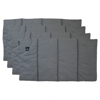 Leg Pads Quilted Grey