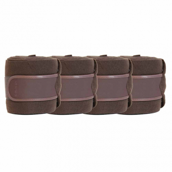 Polar Fleece Bandages 4-pack Brown