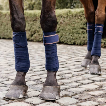Polar Fleece Bandages 4-pack Navy