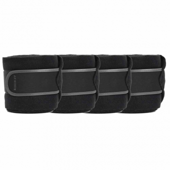 Polar Fleece Bandages 4-pack Black