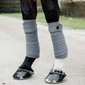 Bandages Polar Fleece Pearls Grey