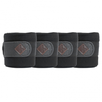 Bandages Polar Fleece Glitter Black