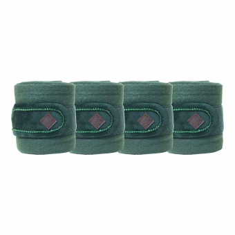 Polar Velvet Pearls Fleece Bandages Green